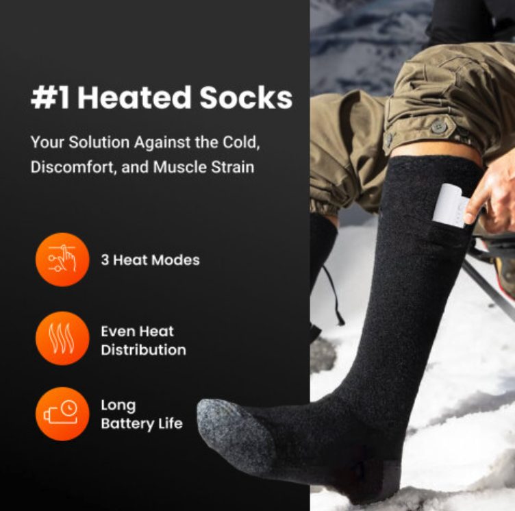 WellaHeat heated socks